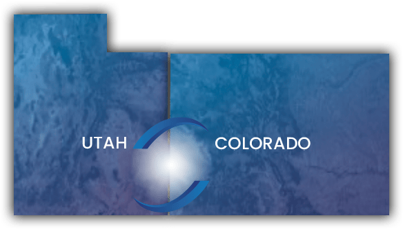 Map Utah Colorado